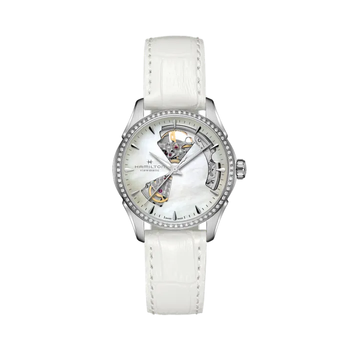 Hamilton Jazzmaster Open Heart Auto Sedef H32205890