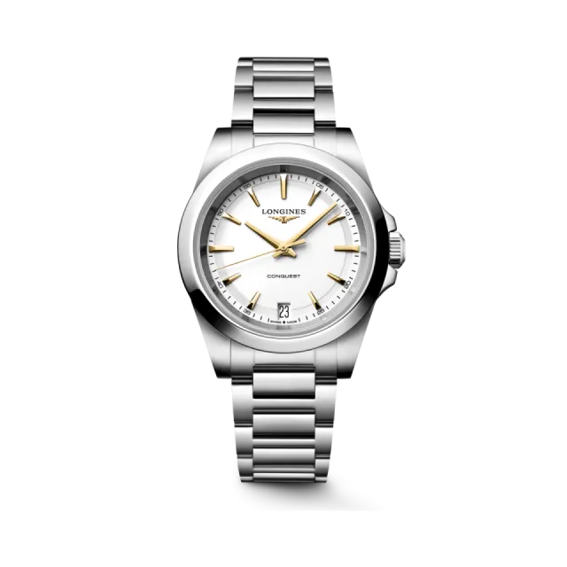 Beğenmek için çift tıkla Longines Conquest Kumlanmış Beyaz L34604126 Görsel 1