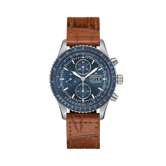 Hamilton Khaki Aviation Converter Auto Chrono Mavi H76746540