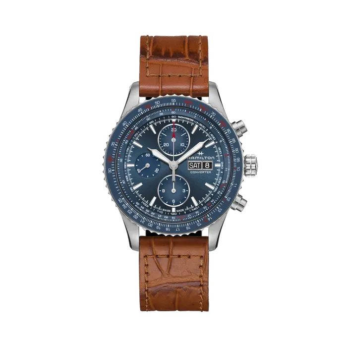 Hamilton Khaki Aviation Converter Auto Chrono Mavi H76746540