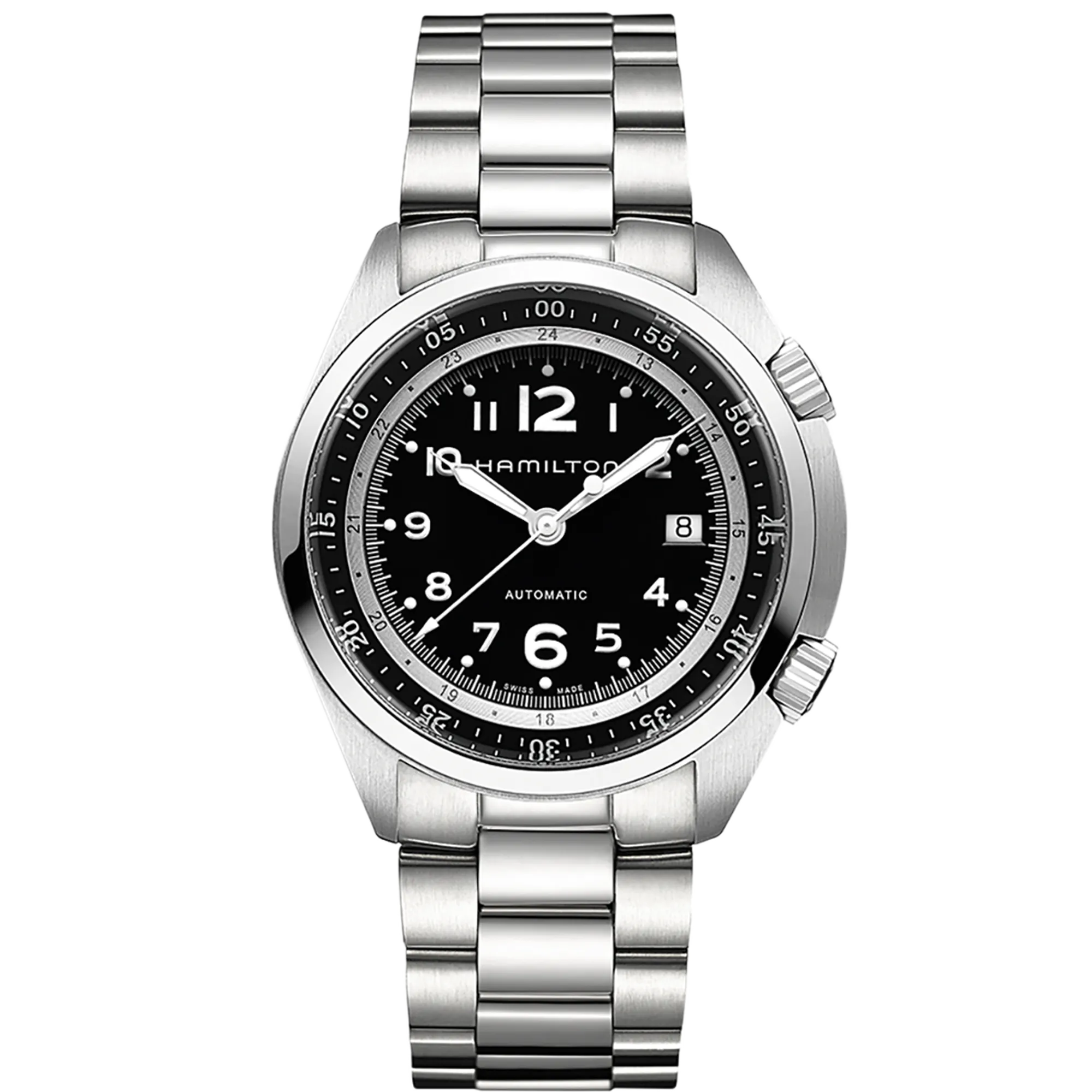 Hamilton Khaki Aviation Pilot Pioneer Auto Otomatik Siyah H76455133 detay görseli 1