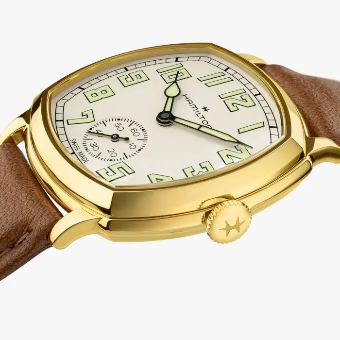 Hamilton American Classic Cushion Mechanical Beige H36139520 detay görseli 2