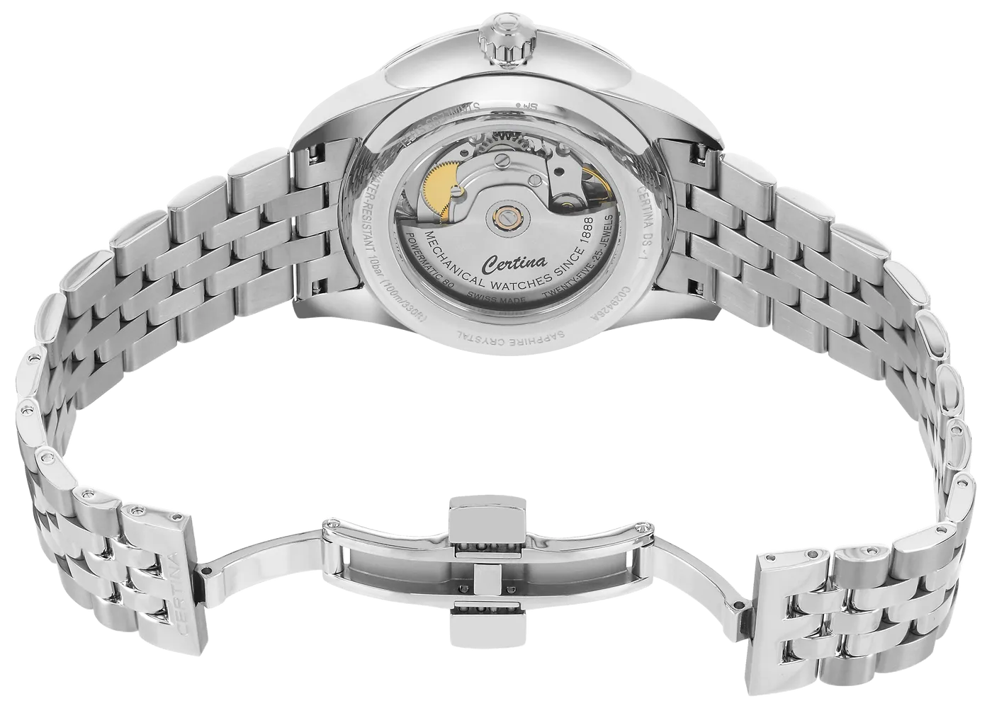 Certina DS-1 Big Date Powermatic 80 Otomatik Blue C0294261104100 detay görseli 2