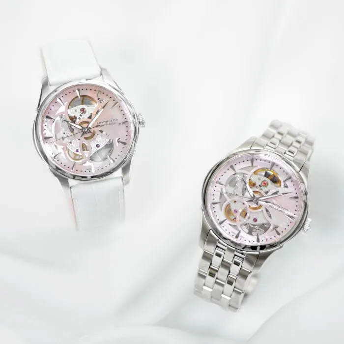 Hamilton Jazzmaster Viewmatic Skeleton Auto Mother Of Pearl H32405171 detay görseli 1