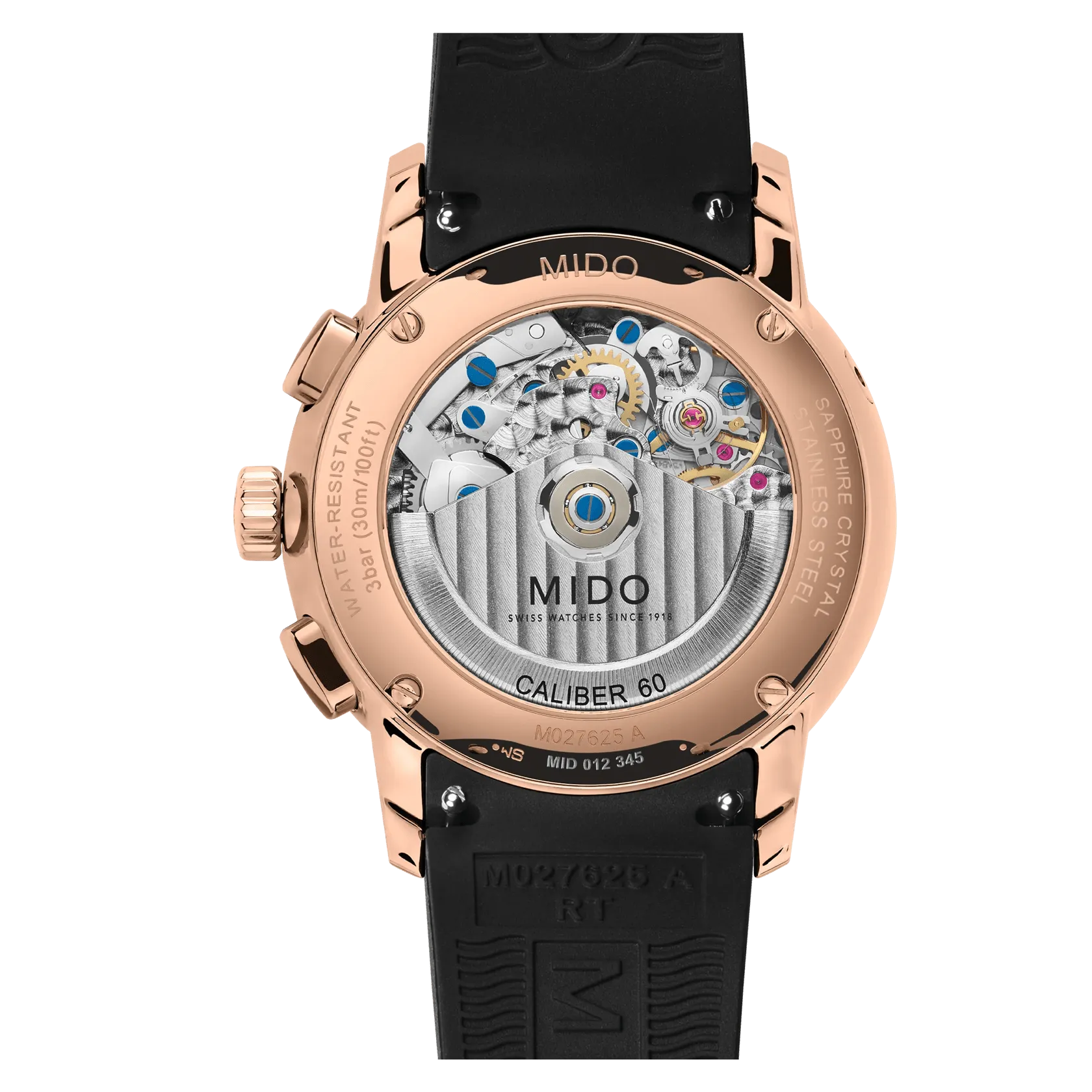 MIDO Baroncelli Chronograph Moonphase Otomatik Antrasit M0276253706100 detay görseli 1
