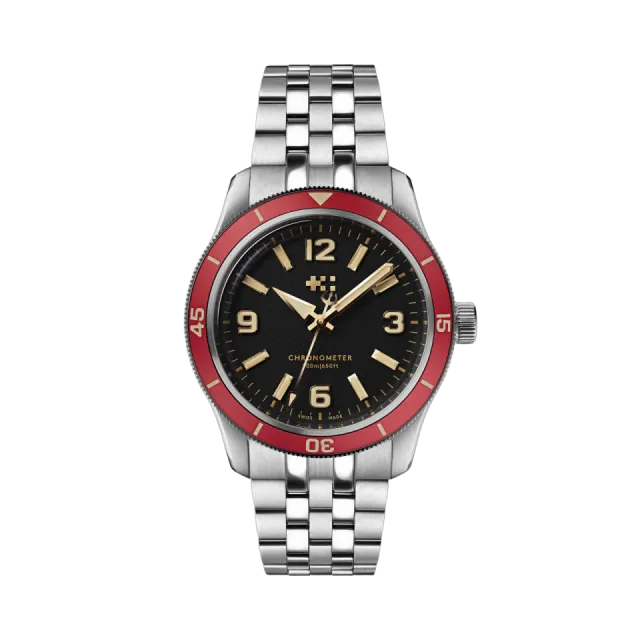 Christopher Ward C60 Trident Biscay Otomatik Siyah C6042C3H1S0RK0B1 Görsel 1