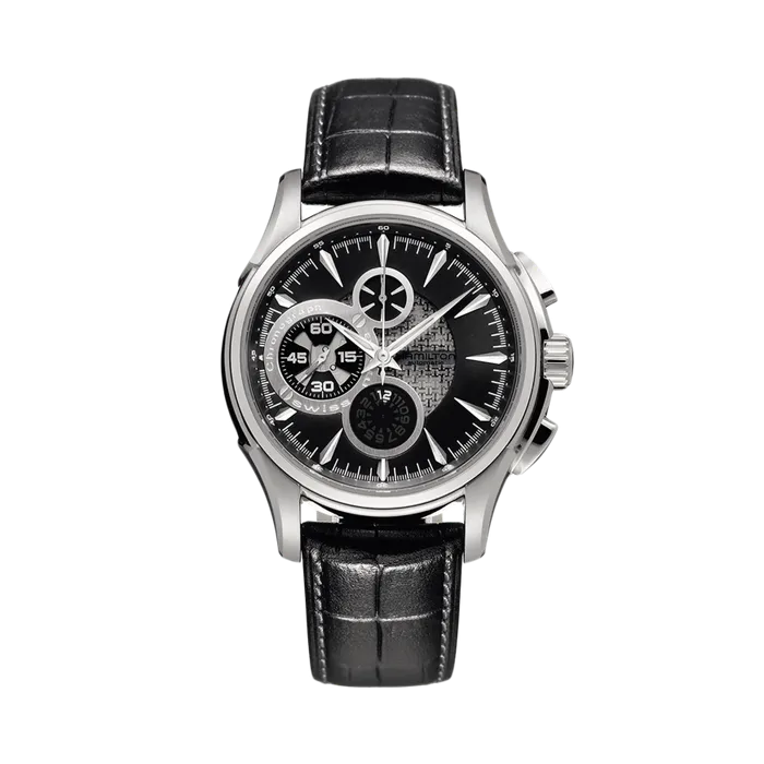 Hamilton Jazzmaster Open Secret Auto Chrono Otomatik Siyah H32756731