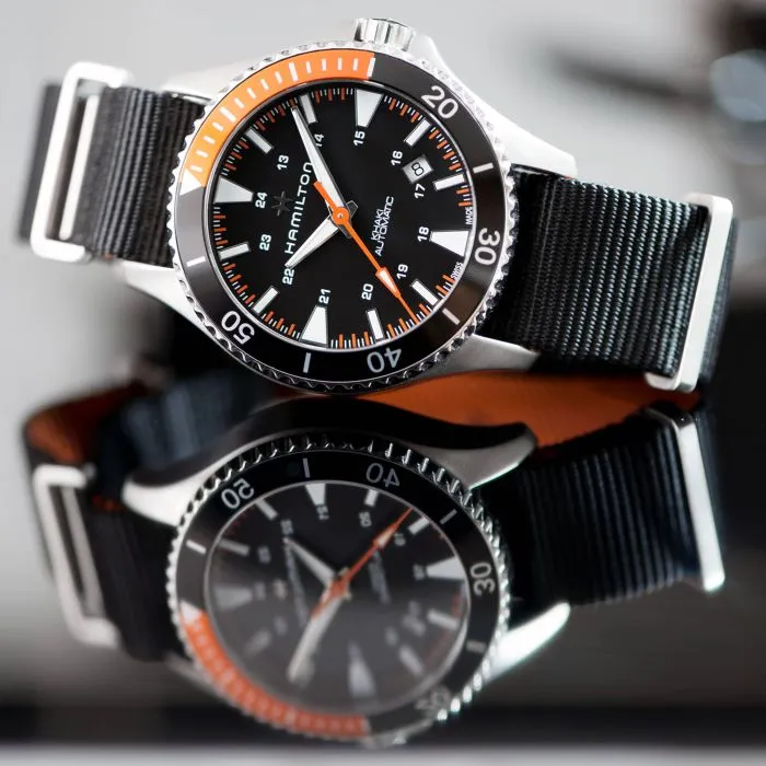 Hamilton Khaki Navy Scuba Auto Black H82305931 detay görseli 4