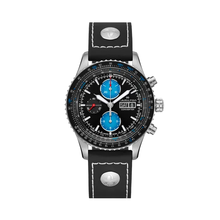 Hamilton Khaki Aviation Converter Air Zermatt Limited Edition Otomatik Siyah H76706730