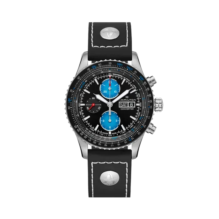 Hamilton Khaki Aviation Converter Air Zermatt Limited Edition Otomatik Siyah H76706730