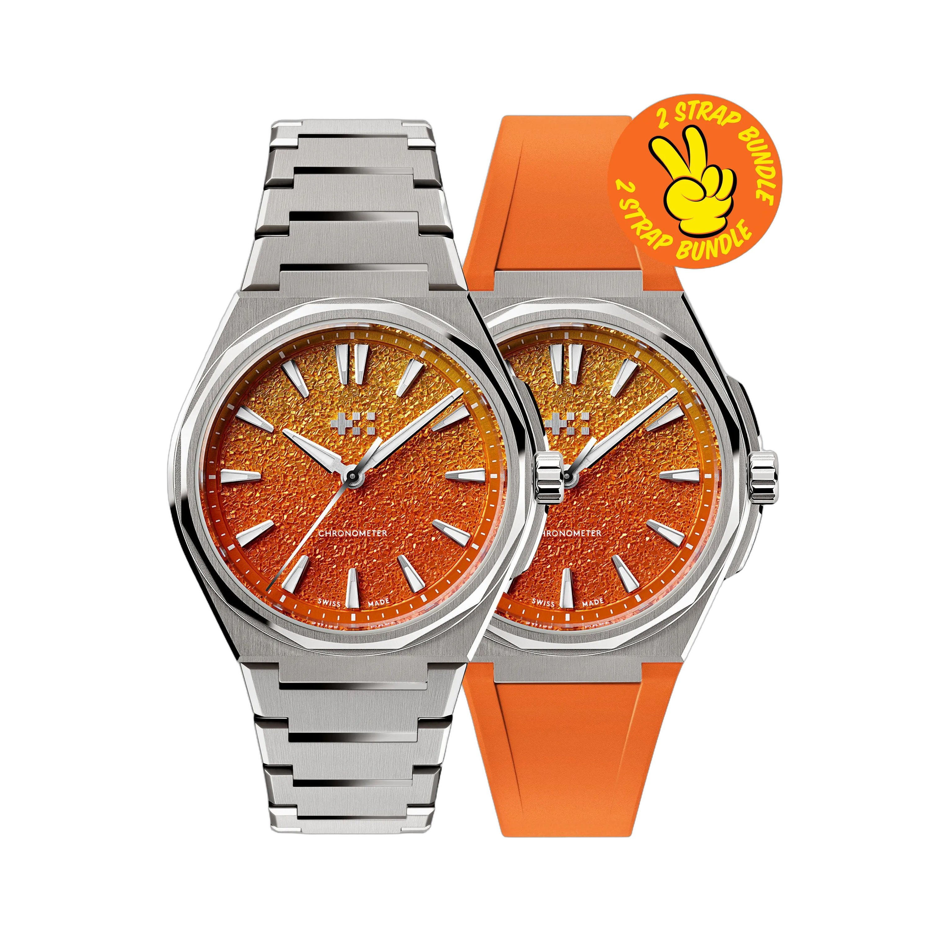 Christopher Ward The Twelve PRX Pic'n'Mix Otomatik Orange C1236AHC1T00O0B0R