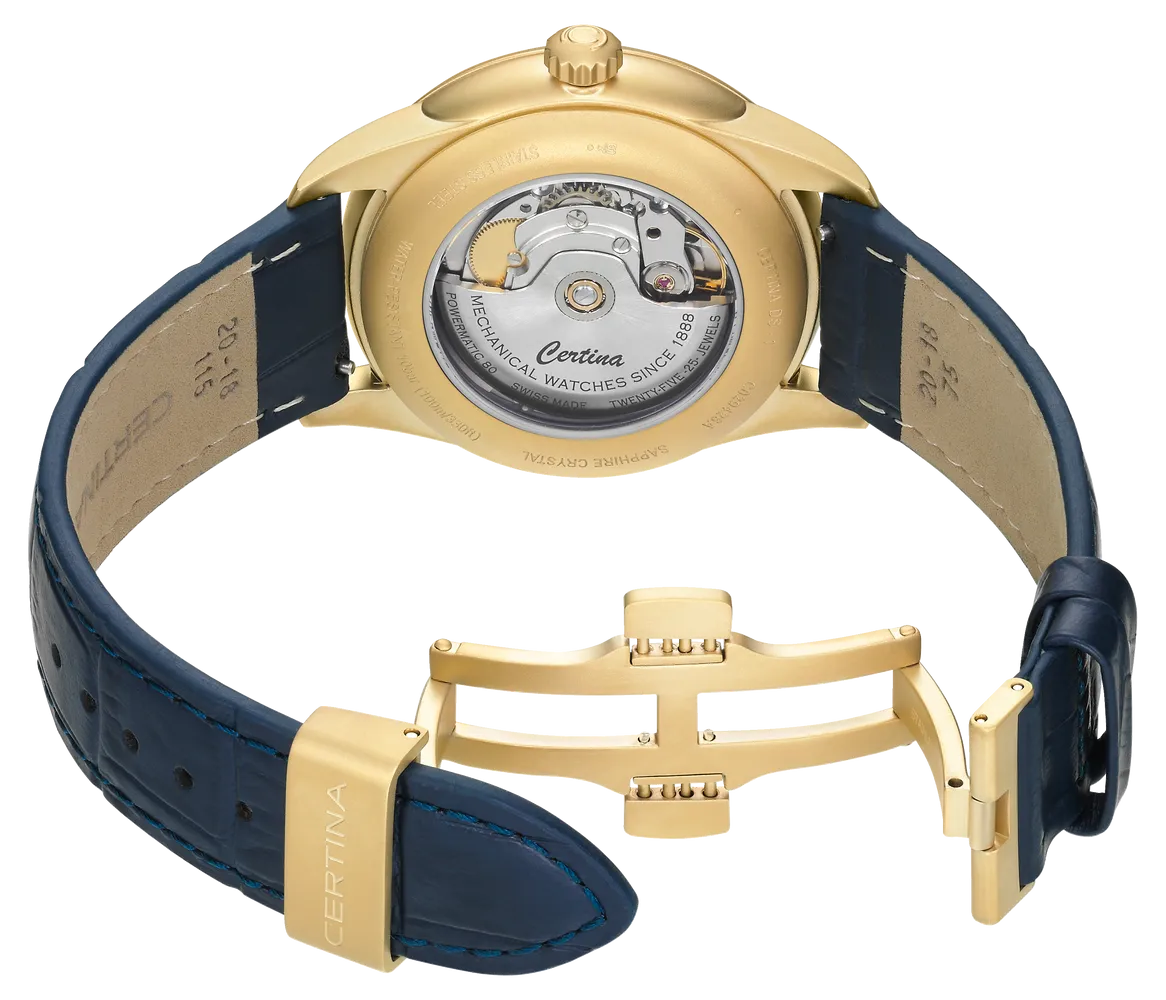 Certina DS-1 Big Date Powermatic 80 Otomatik Blue C0294263604100 detay görseli 2