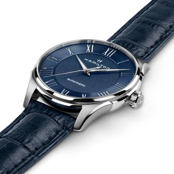 Hamilton Jazzmaster Auto Otomatik Mavi H42535640 detay görseli 3