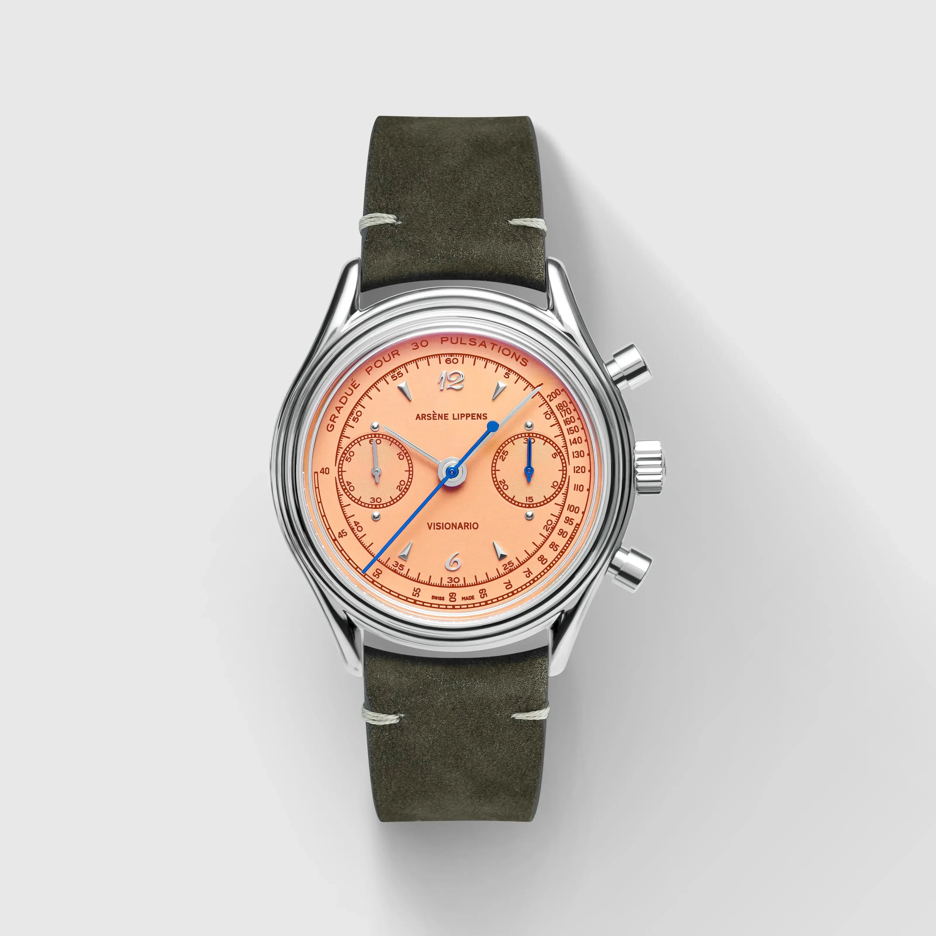 Arsene Lippens Visionario Salmone Otomatik Salmon Vigorosa 0898S detay görseli 1