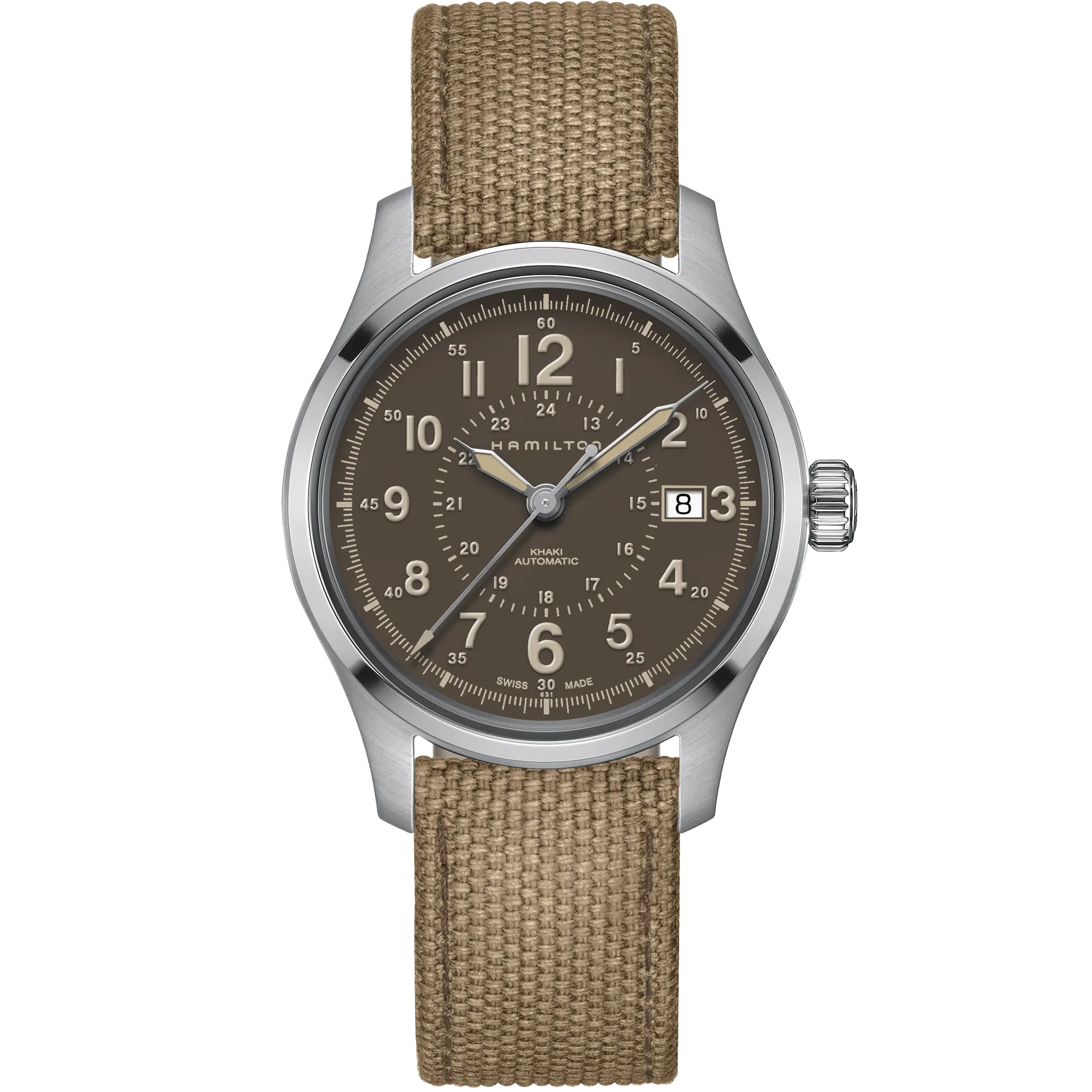 Hamilton Khaki Field Otomatik Kahverengi H70305993 detay görseli 1