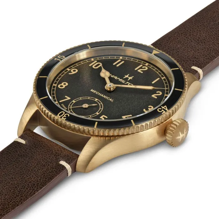 Hamilton Khaki Aviation Pilot Pioneer Mechanical Bronze 43mm Black H76709530 detay görseli 1