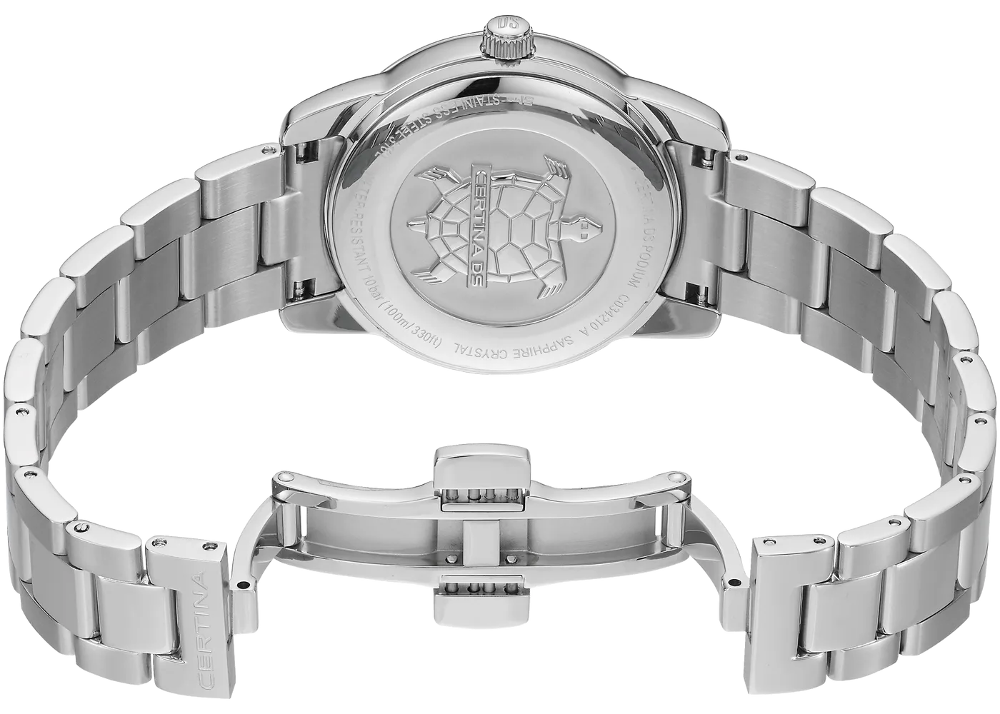 Certina DS Podium Lady 33mm Silver C0342101103700 detay görseli 2