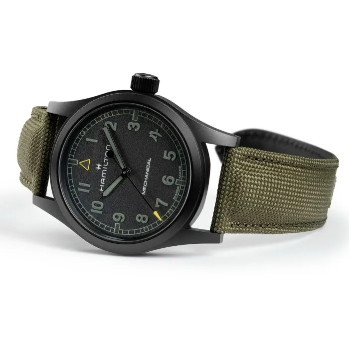 Hamilton Khaki Field Mechanical 38mm Call Of Duty Modern Warfare 4 Black H69469930 detay görseli 4