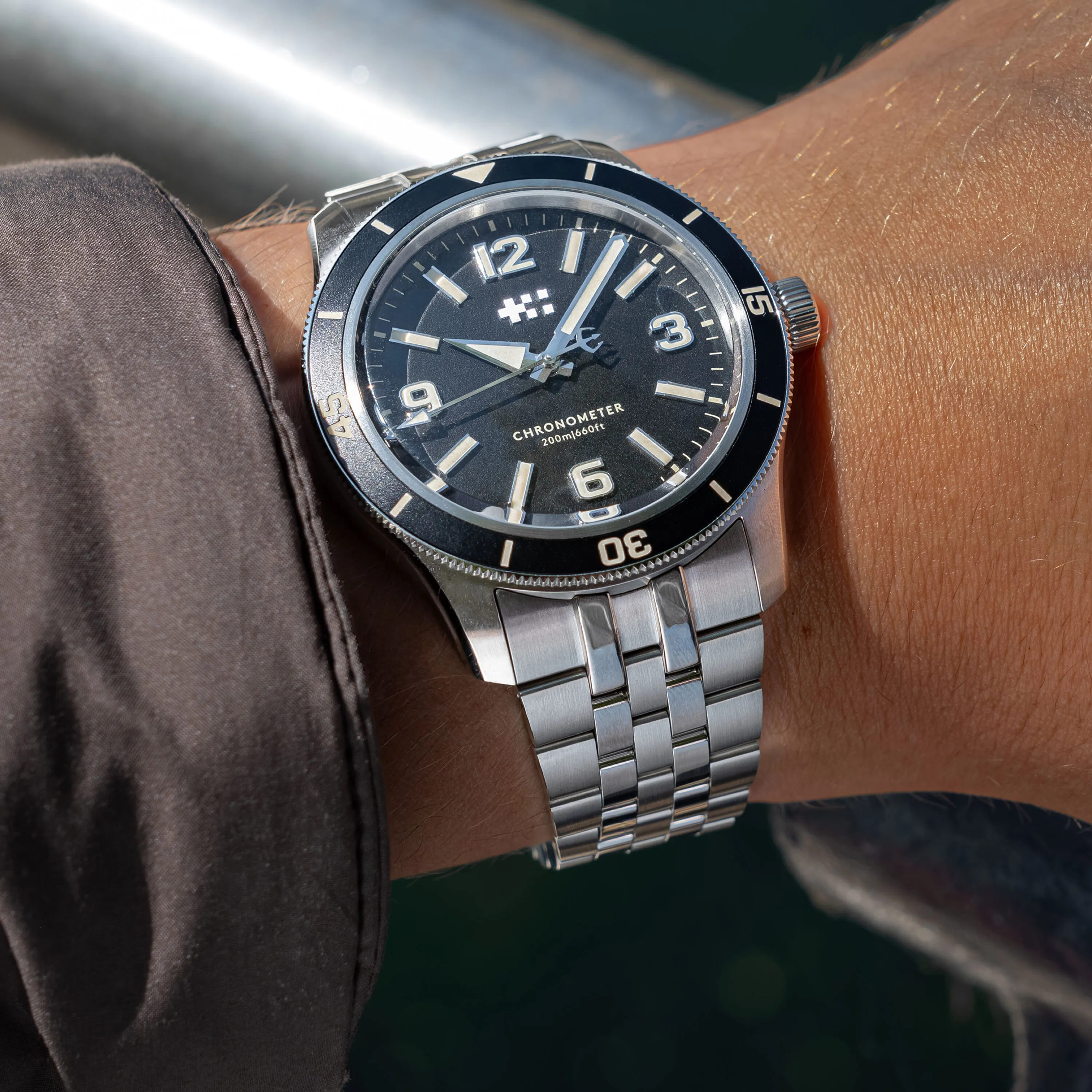 Christopher Ward C60 Trident Biscay Automatic Sand C6039C3H1S0KW0B0 detay görseli 1