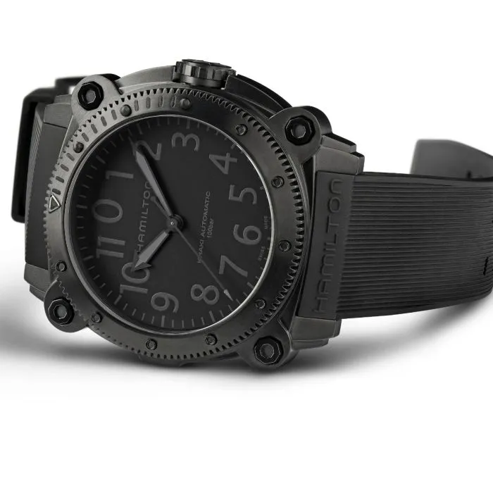 Hamilton Khaki Navy BeLOWZERO Otomatik Siyah H78505330 detay görseli 2
