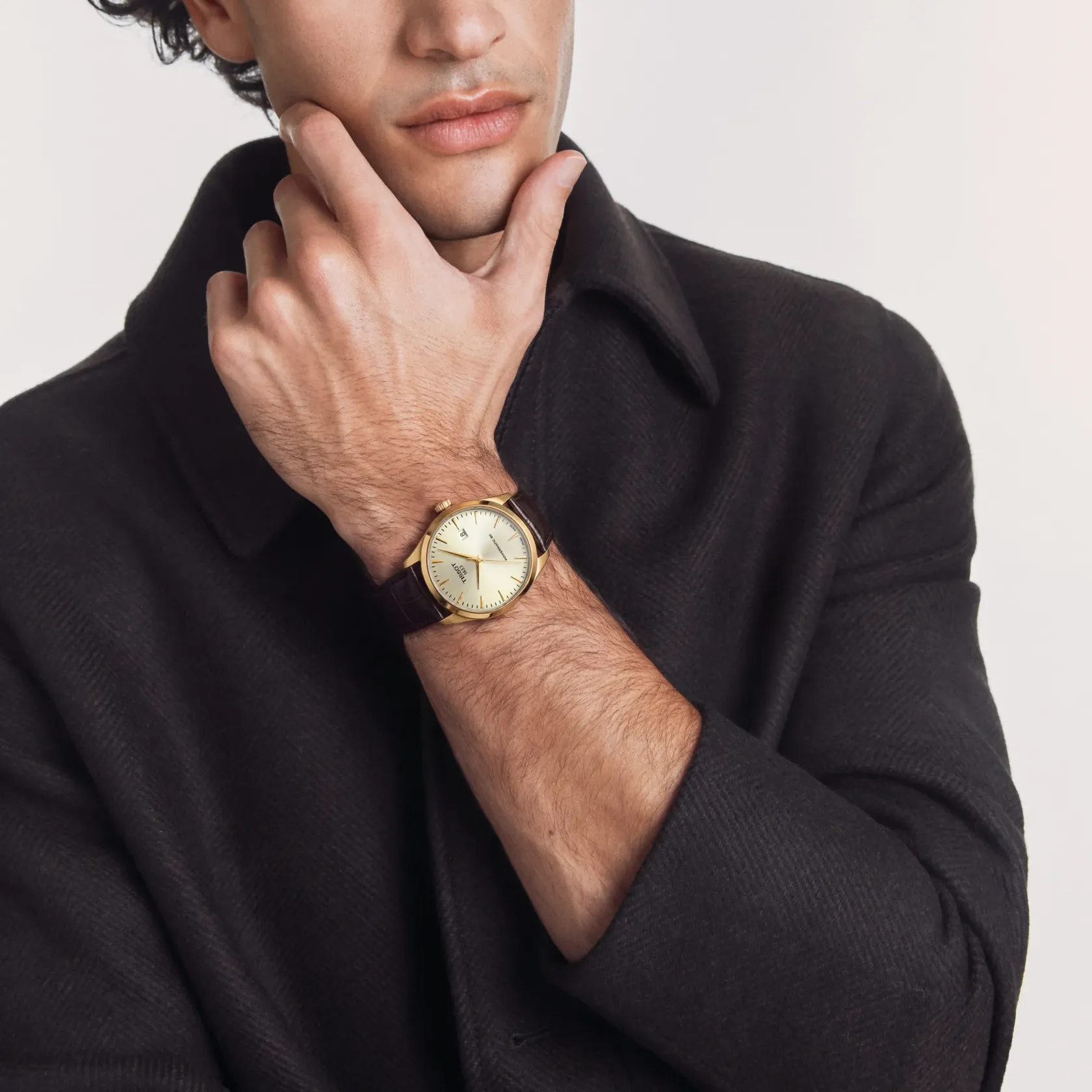 Tissot Classic Dream Otomatik Fildişi T1584073626100 detay görseli 4