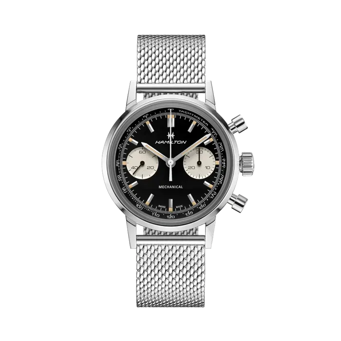Hamilton American Classic Intra-Matic Chronograph H Siyah H38429130
