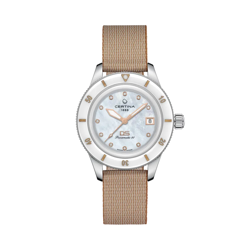 Certina DS PH200M 39mm Powermatic 80 Otomatik Mother Of Pearl C0362071810600