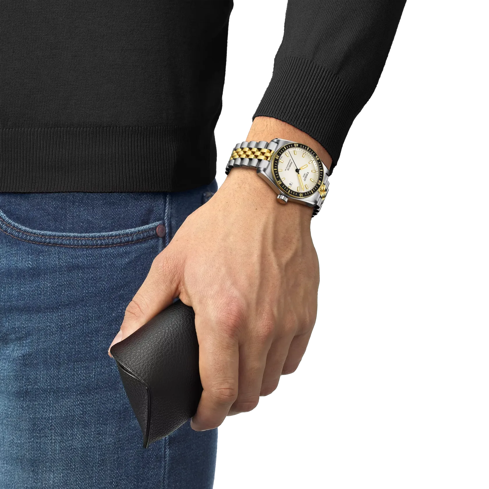 Tissot PR516 38mm Otomatik Beyaz T1494072201100 detay görseli 4