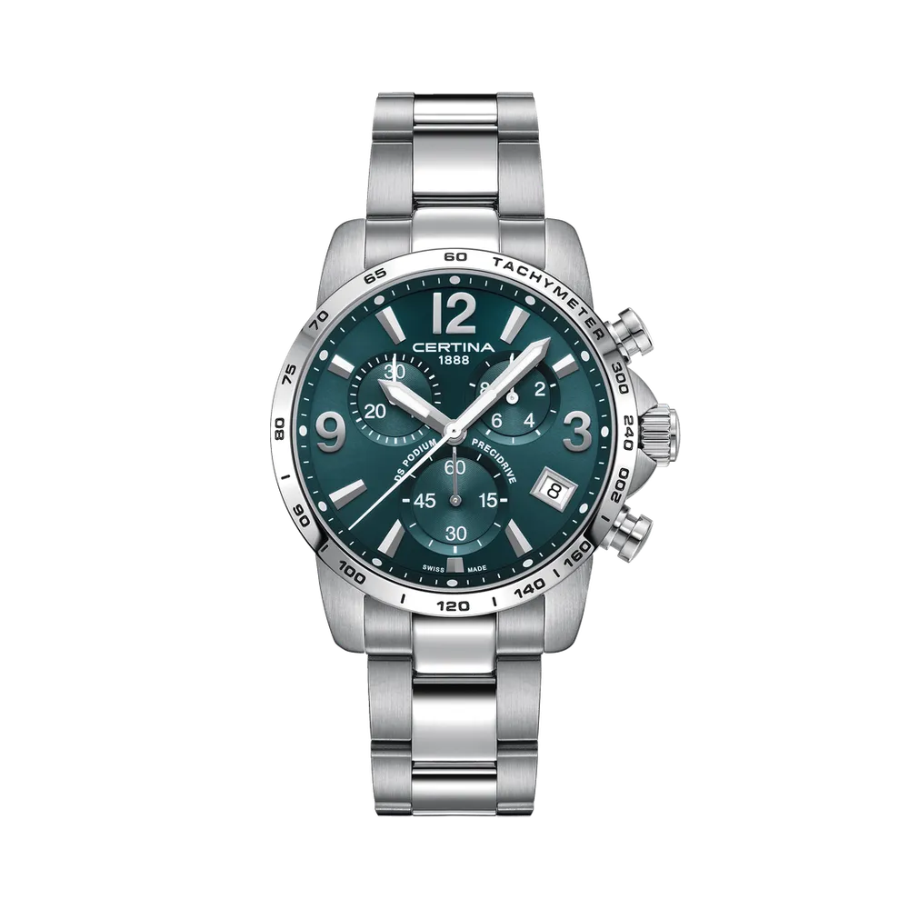 Certina DS Podium Chronograph 1/10 Sec Yeşil C0344171109700