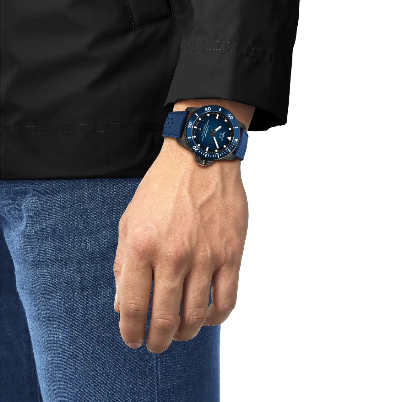Tissot Seastar 2000 Otomatik Mavi Degrade T1209073704100 detay görseli 1