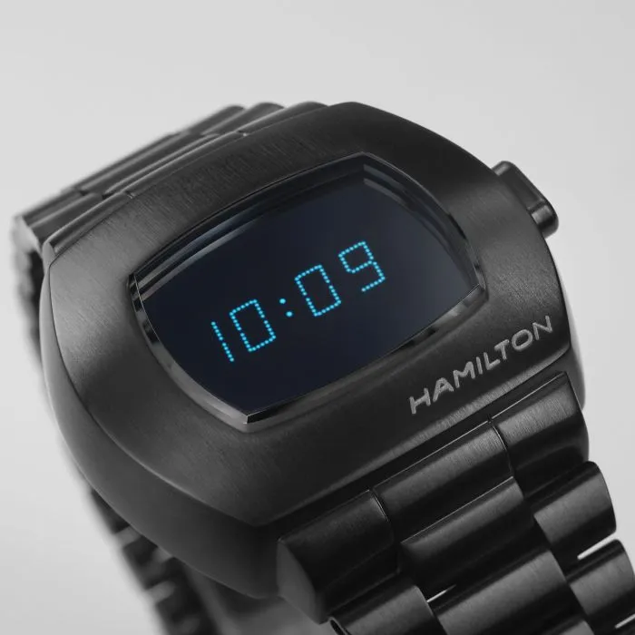 Hamilton American Classic PSR Digital Quartz Mavi H52404131 detay görseli 2
