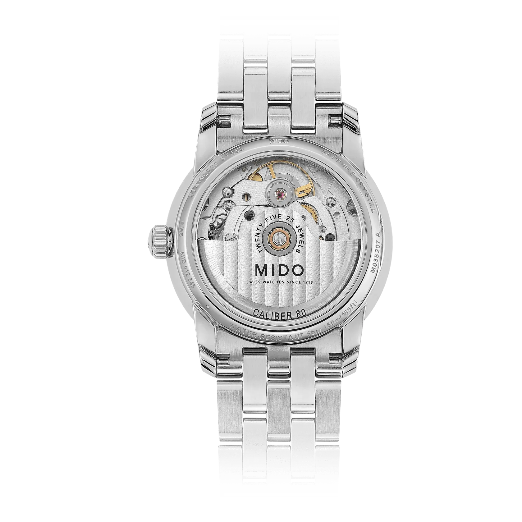 MIDO Baroncelli Diamonds Brown M0072073629100 detay görseli 1