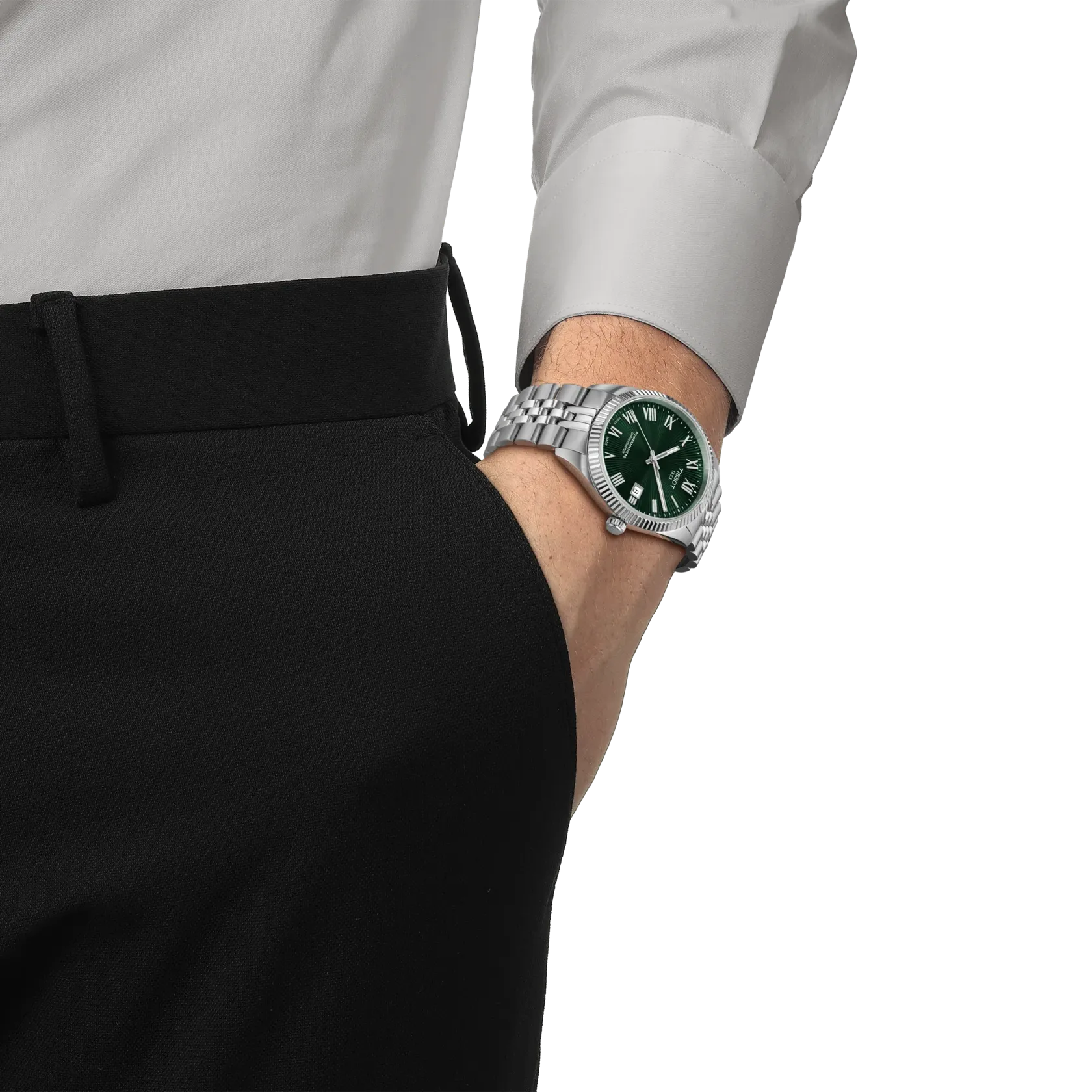 Tissot Ballade 39mm Otomatik Yeşil T1564081109300 detay görseli 4