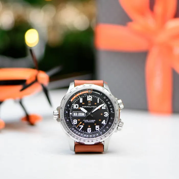 Hamilton Khaki Aviation X-Wind Day Date Auto Black H77755533 detay görseli 4