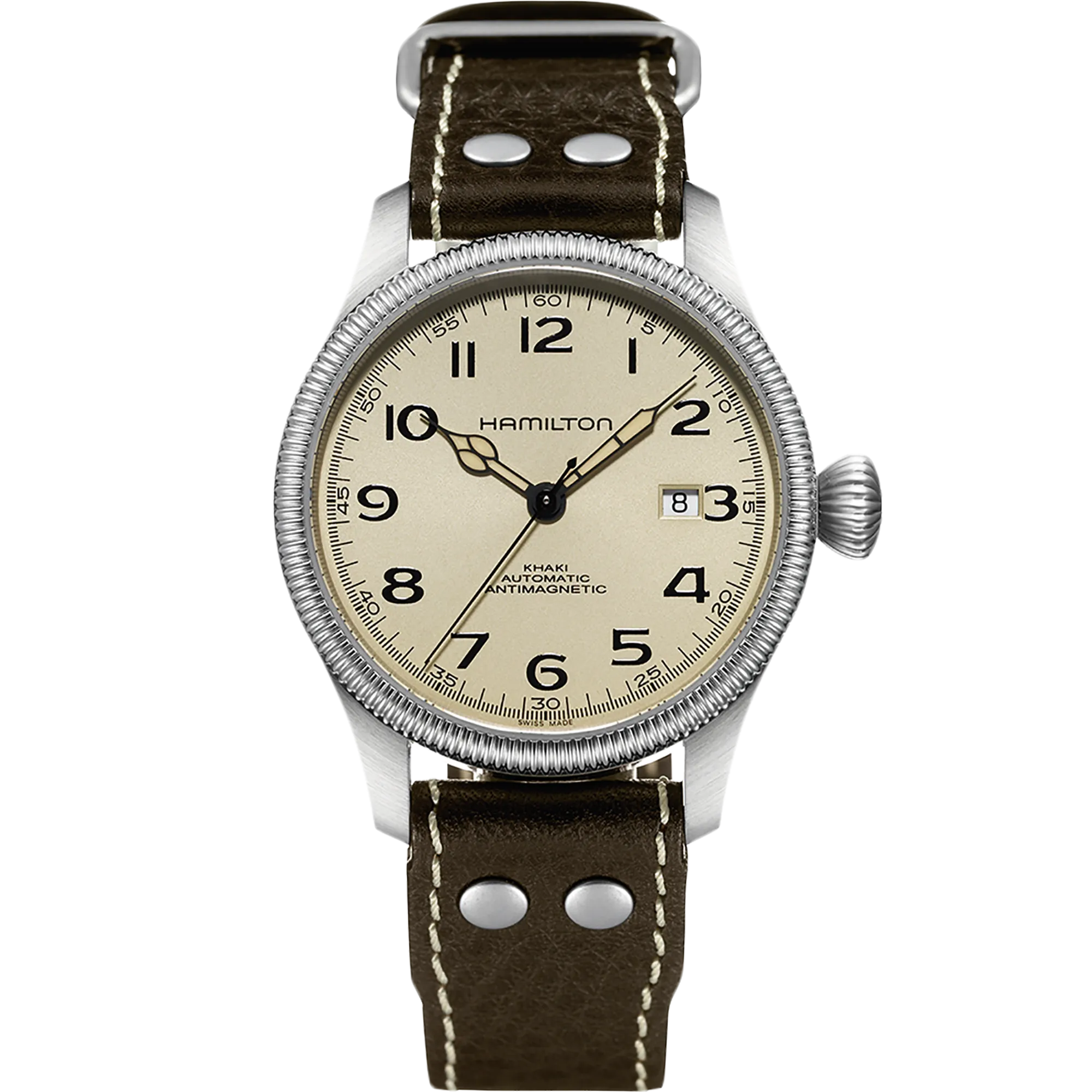 Hamilton Khaki Field Pioneer Automatique Beige H60455593 detay görseli 1