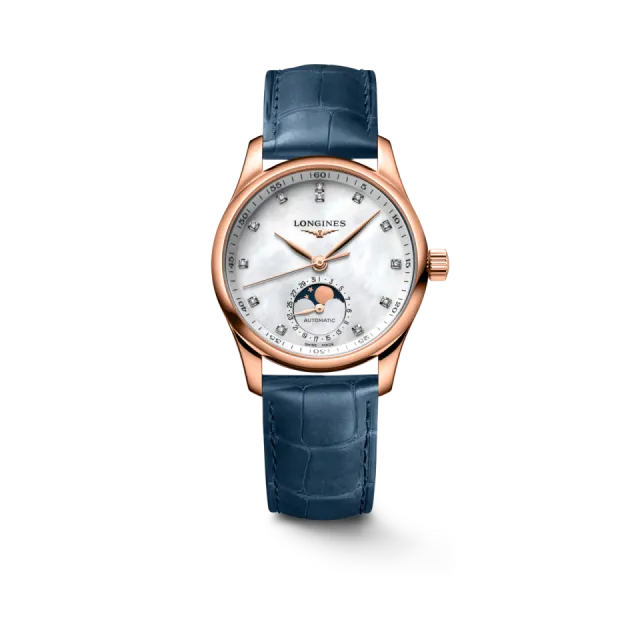 Beğenmek için çift tıkla Longines Master Collection Moonphase Otomatik Beyaz Sedef L24098872 Görsel 1