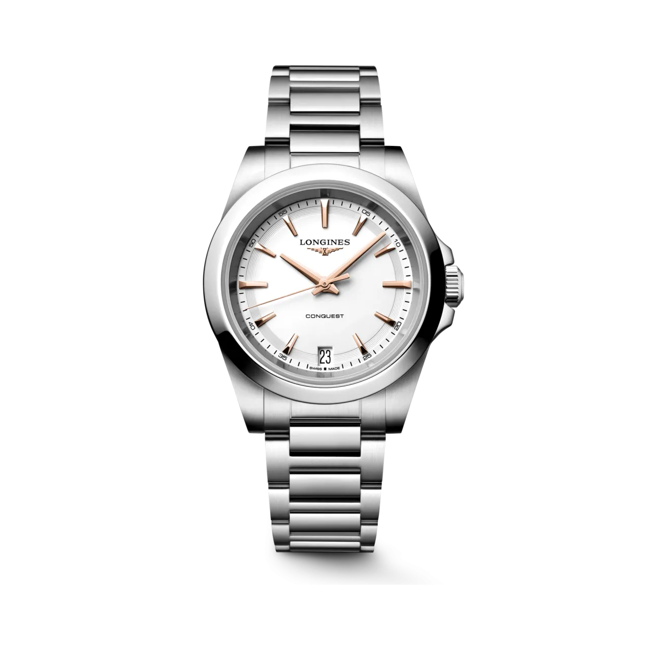 Longines Conquest Kumlanmış Beyaz L34604186