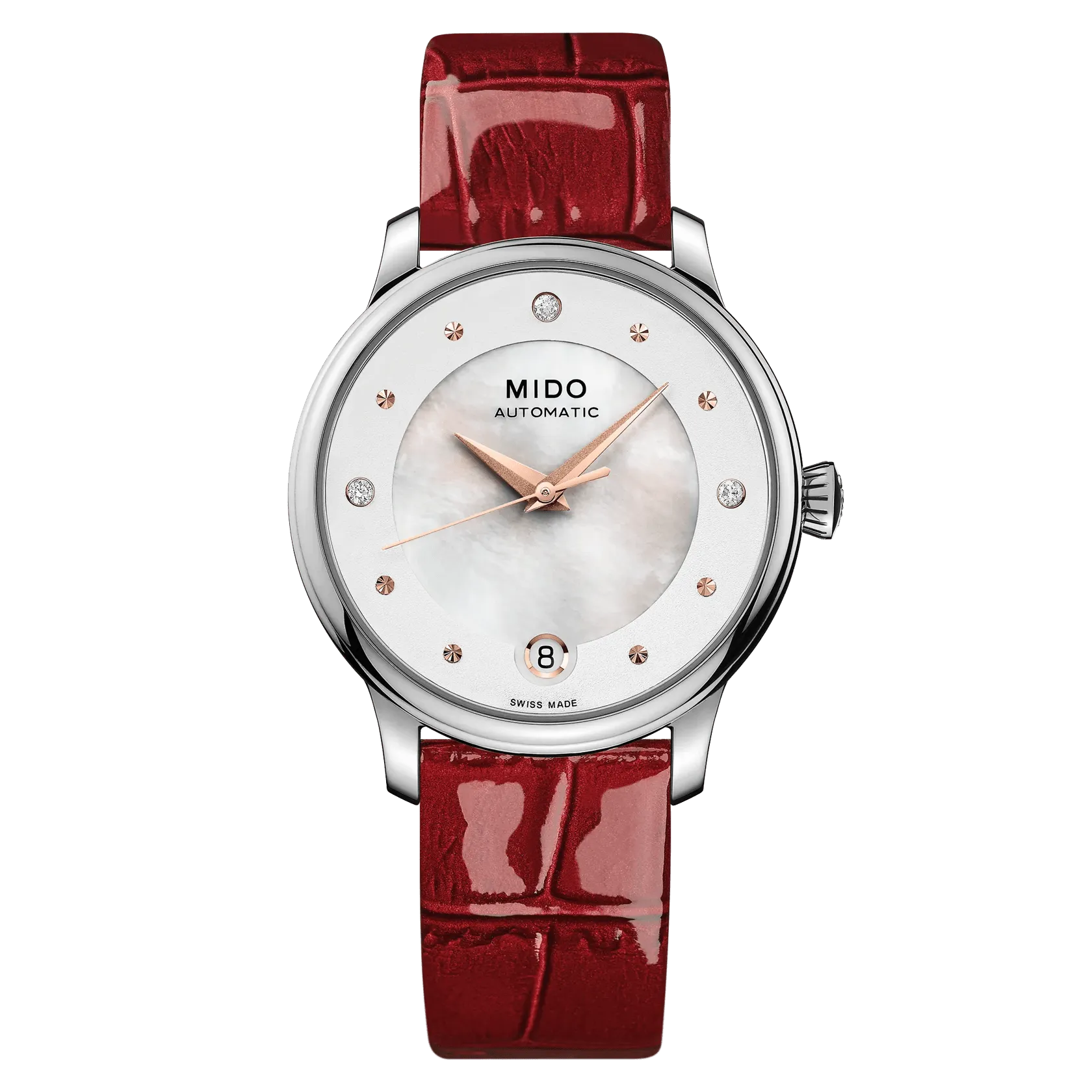 Mido Baroncelli Lady Day & Night Beyaz Sedef M0392071610600 detay görseli 1