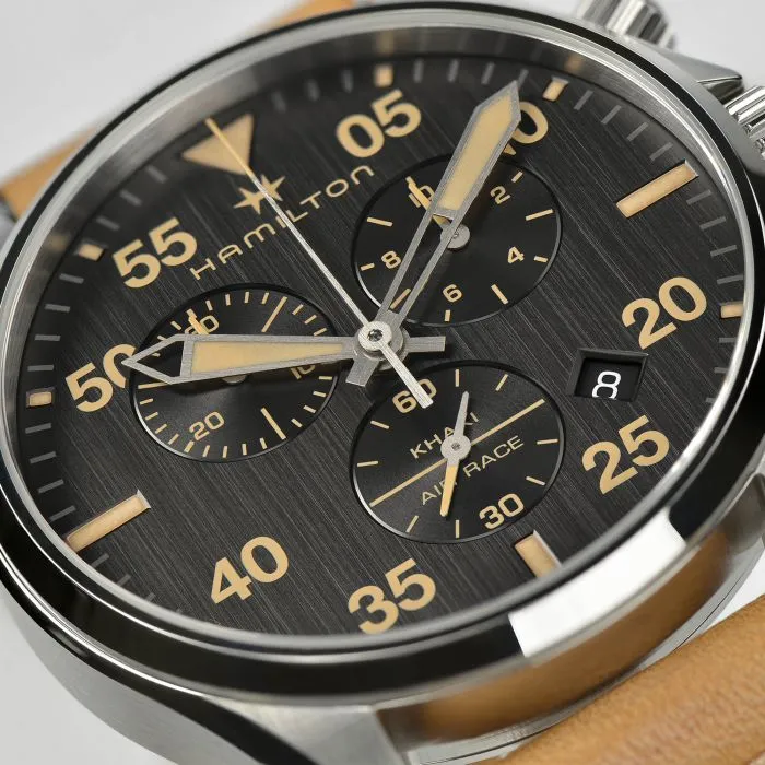 Hamilton Khaki Aviation Pilot Chrono Black H76722531 detay görseli 1