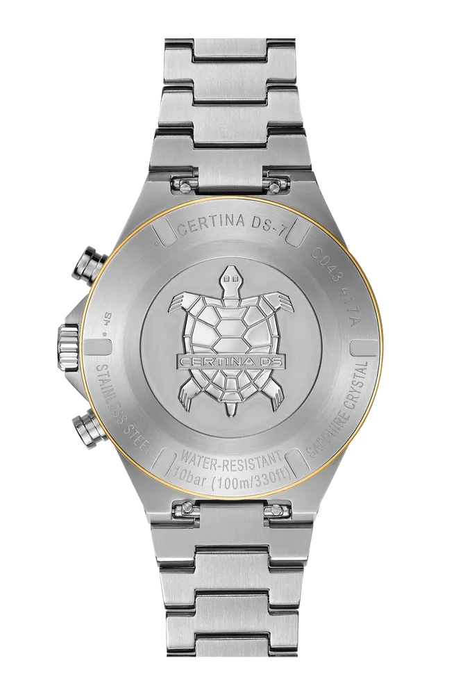 Certina DS-7 Chronograph Silver C0434172203100 detay görseli 2