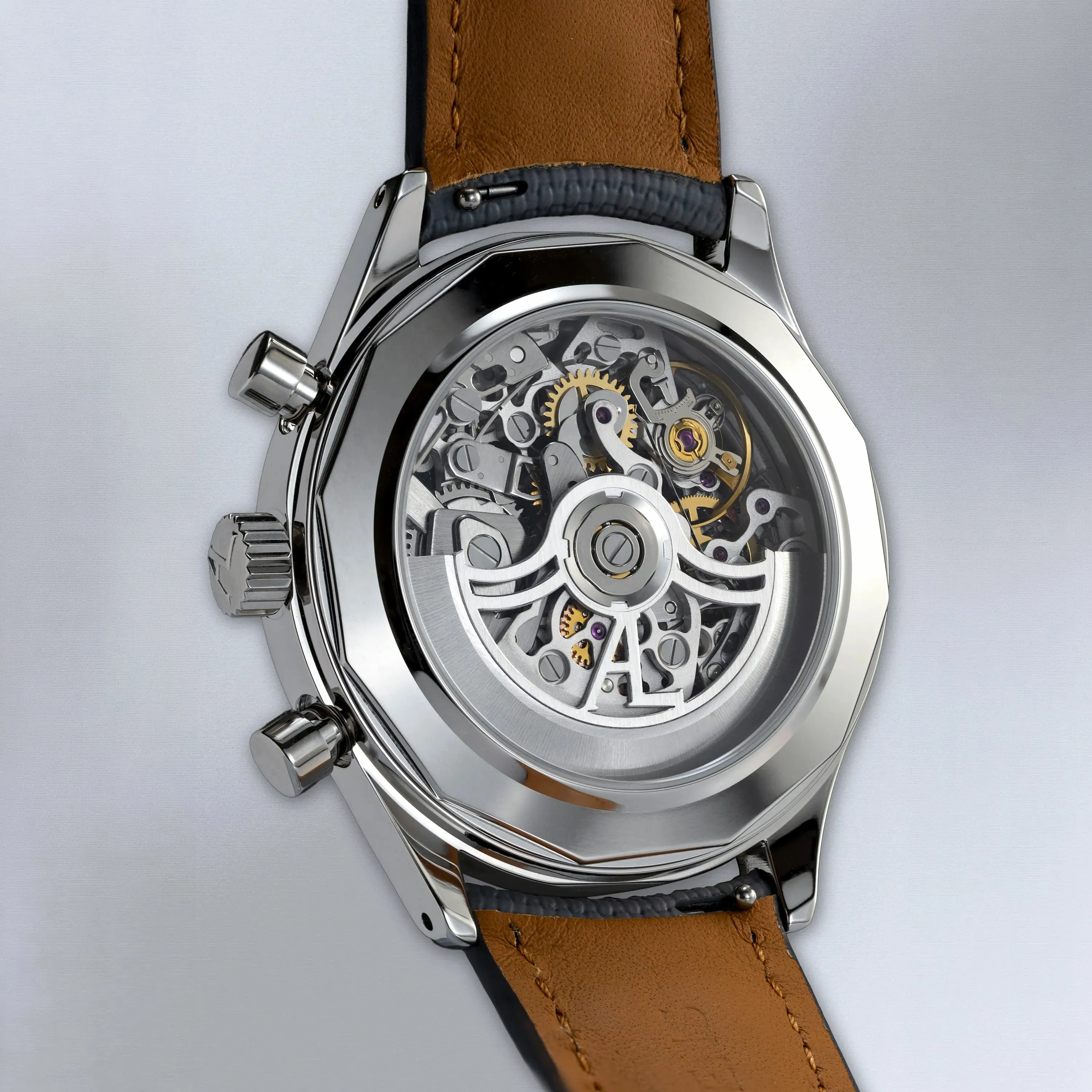 Arsene Lippens Scheletrato Grigio Opaco Otomatik Matte Grey 0764GO detay görseli 4