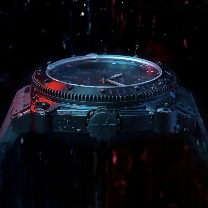 Hamilton Khaki Navy BeLOWZERO Auto Limited Edition Otomatik Siyah H78505332 detay görseli 5
