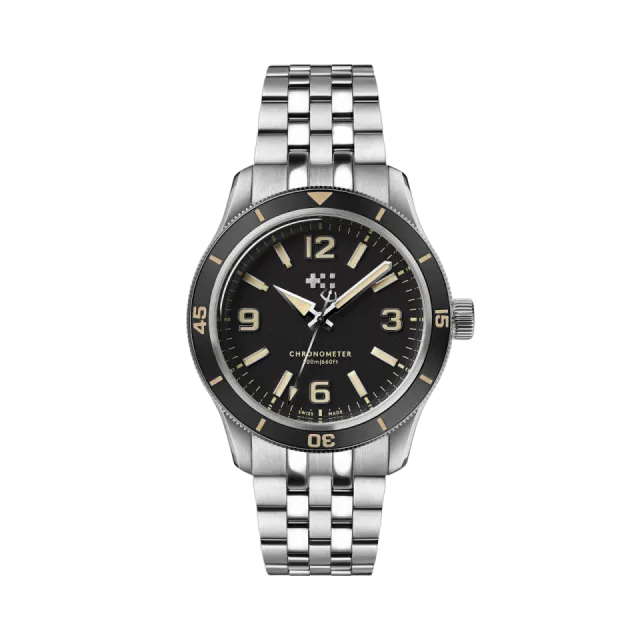 Beğenmek için çift tıkla Christopher Ward C60 Trident Biscay Automatic Black C6039C3H1S0KK0B1 Görsel 1