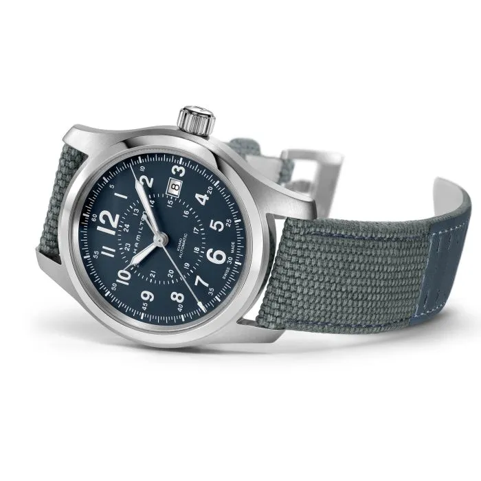 Hamilton Khaki Field Otomatik Mavi H70605943 detay görseli 5