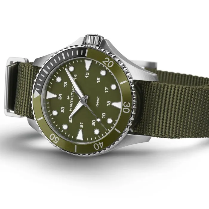 Hamilton Khaki Navy Scuba Green H82241961 detay görseli 2