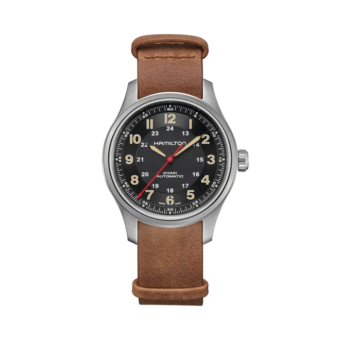 Hamilton Khaki Field Titanium Far Cry 6 Limited Edition Otomatik Siyah H70645533