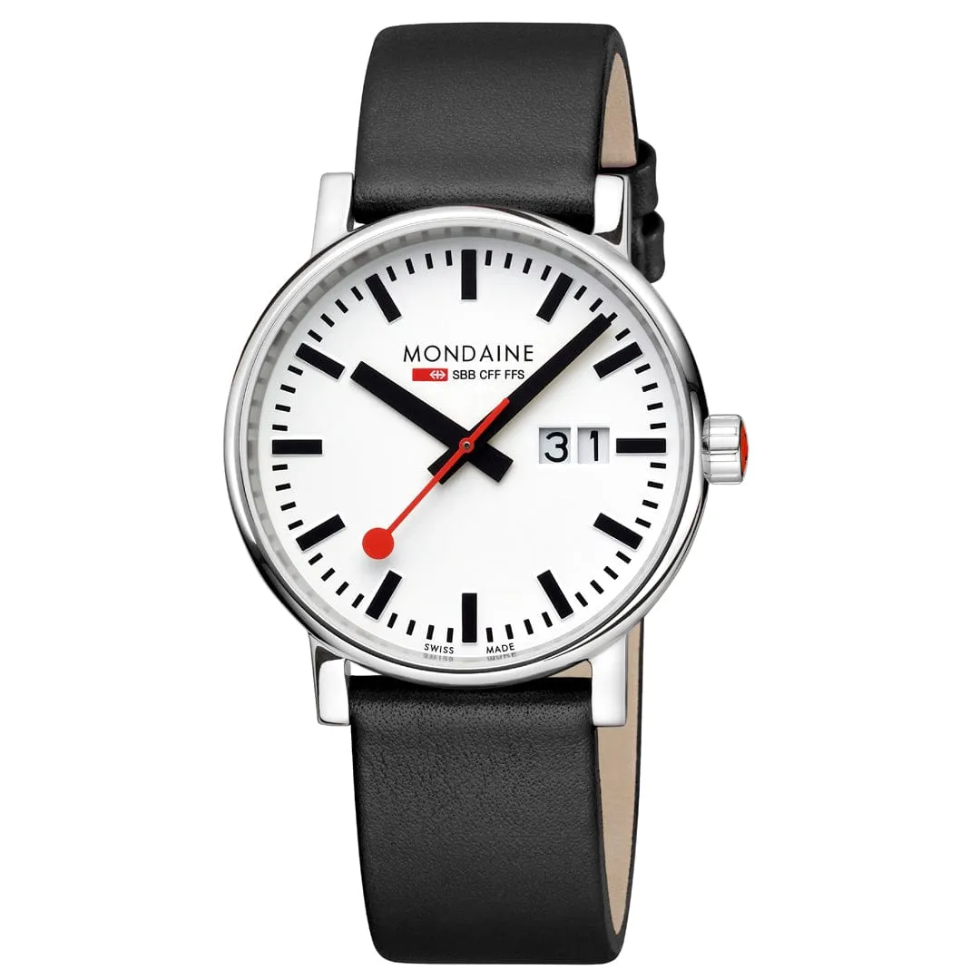 Mondaine Evo2 Big Date Black MSE40210LBV detay görseli 1