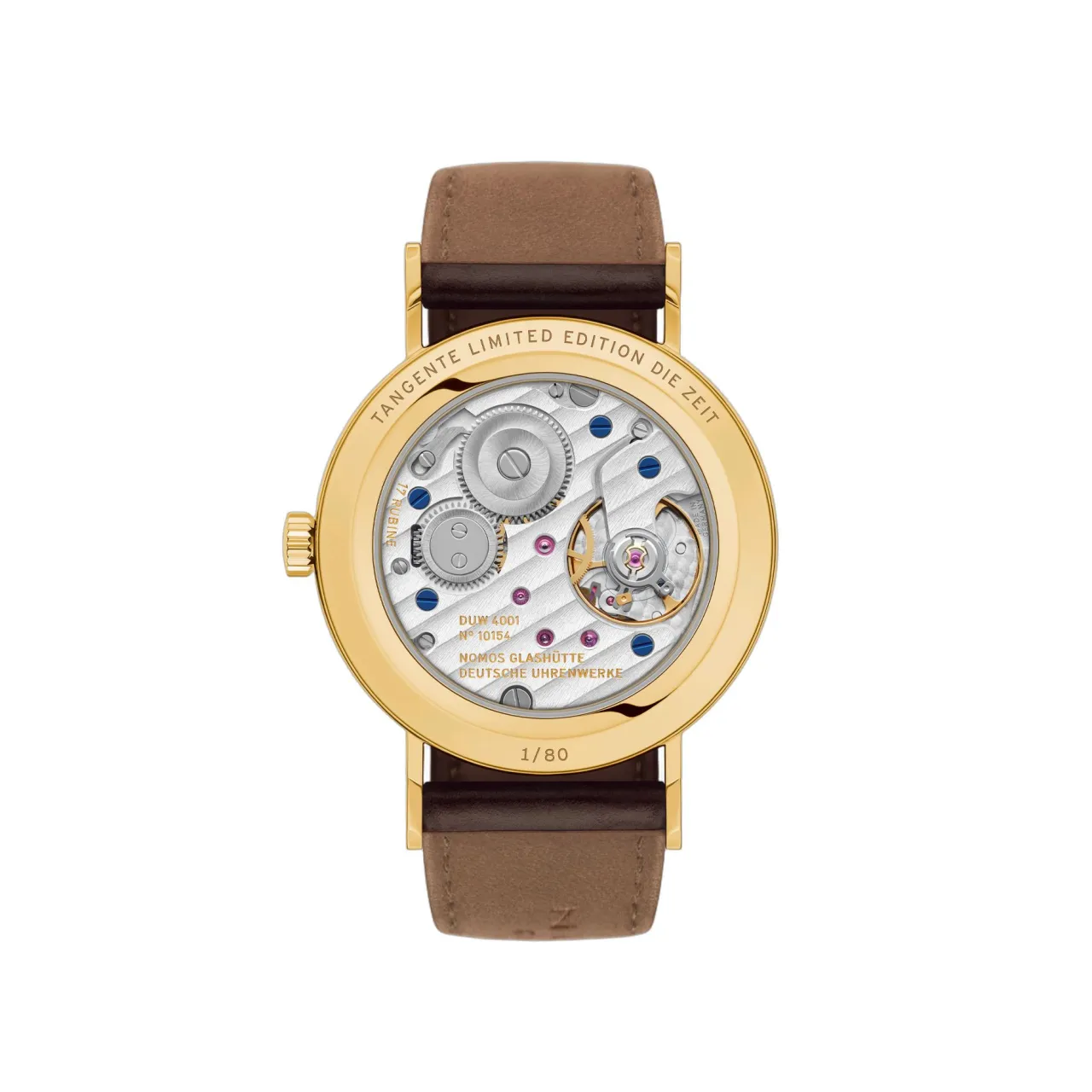 NOMOS Glashütte Tangente Gold 33 DIE ZEIT 104S2 detay görseli 4