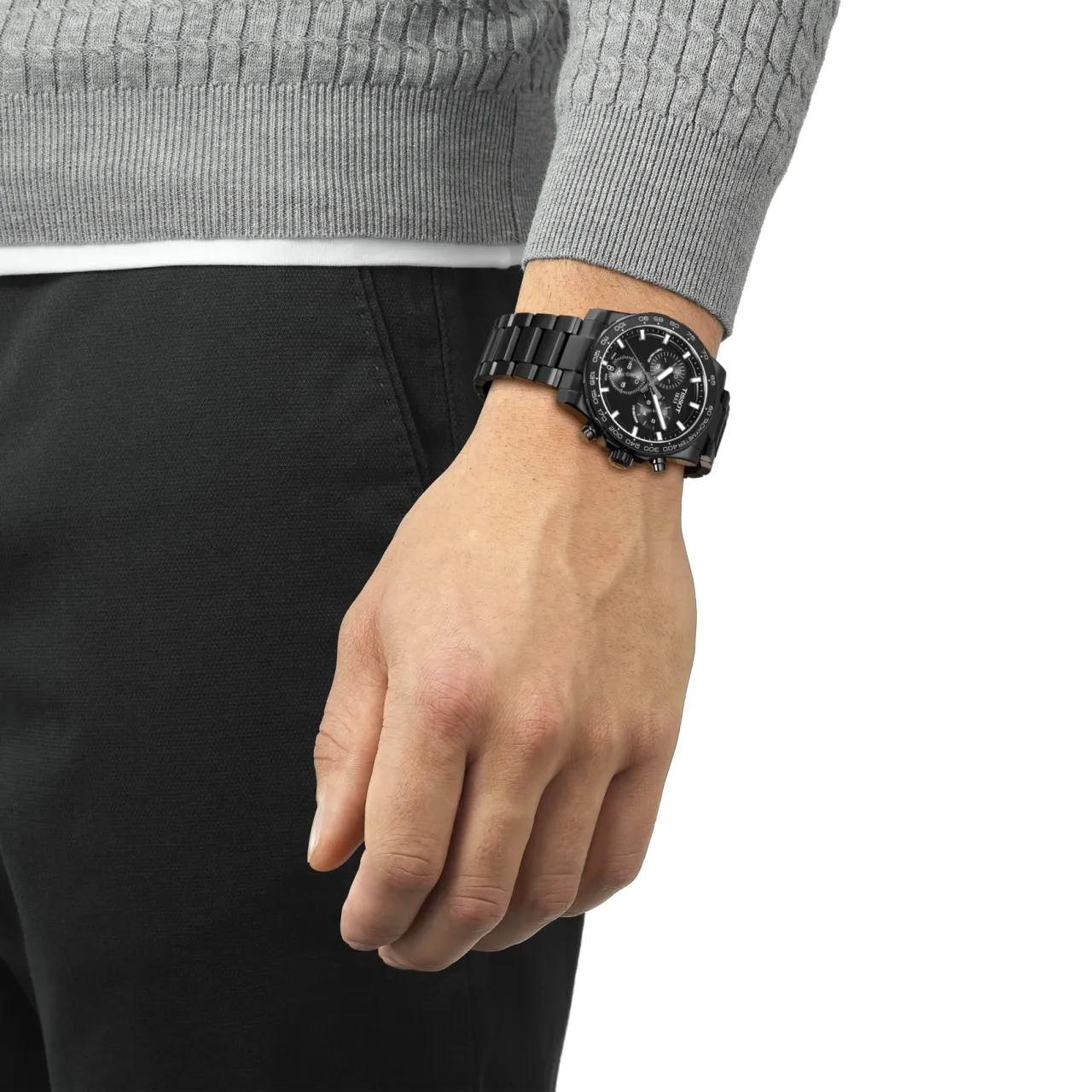 Tissot Supersport Chrono Siyah T1254173305100 detay görseli 1