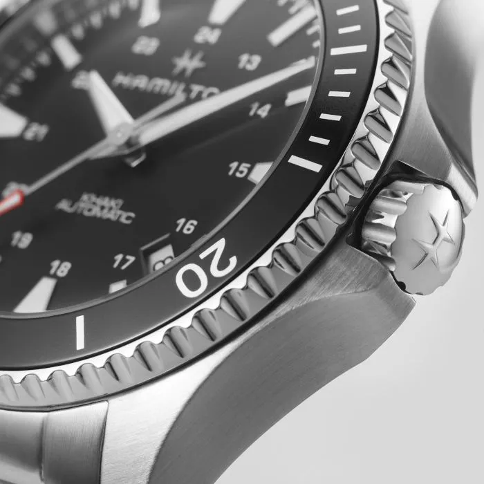 Hamilton Khaki Navy Scuba Auto Otomatik Siyah H82335131 detay görseli 1